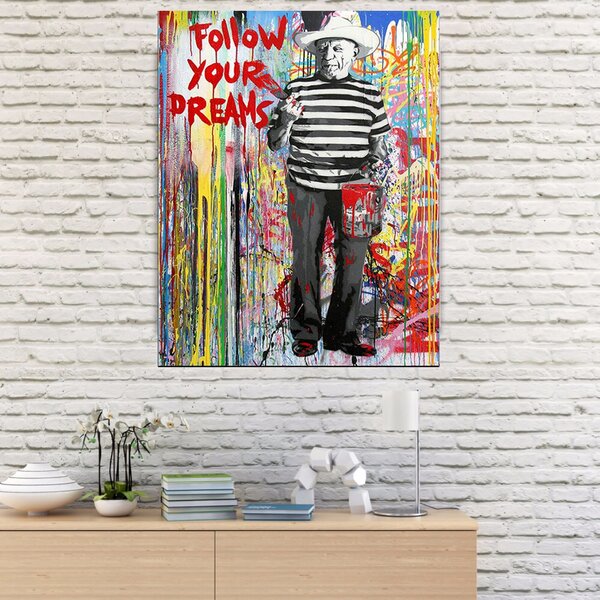 Wall art giclee oil painting HD The Dream by Pablo PicassoCanvas Rolled