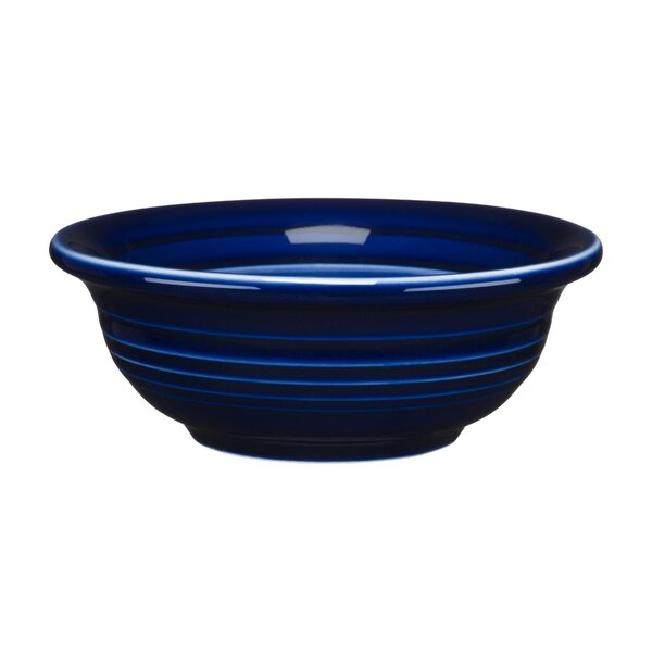 Plain Blue Enameled Bowl for Cereal Soup/ Deep Salad Plate Bowl 2.5 L