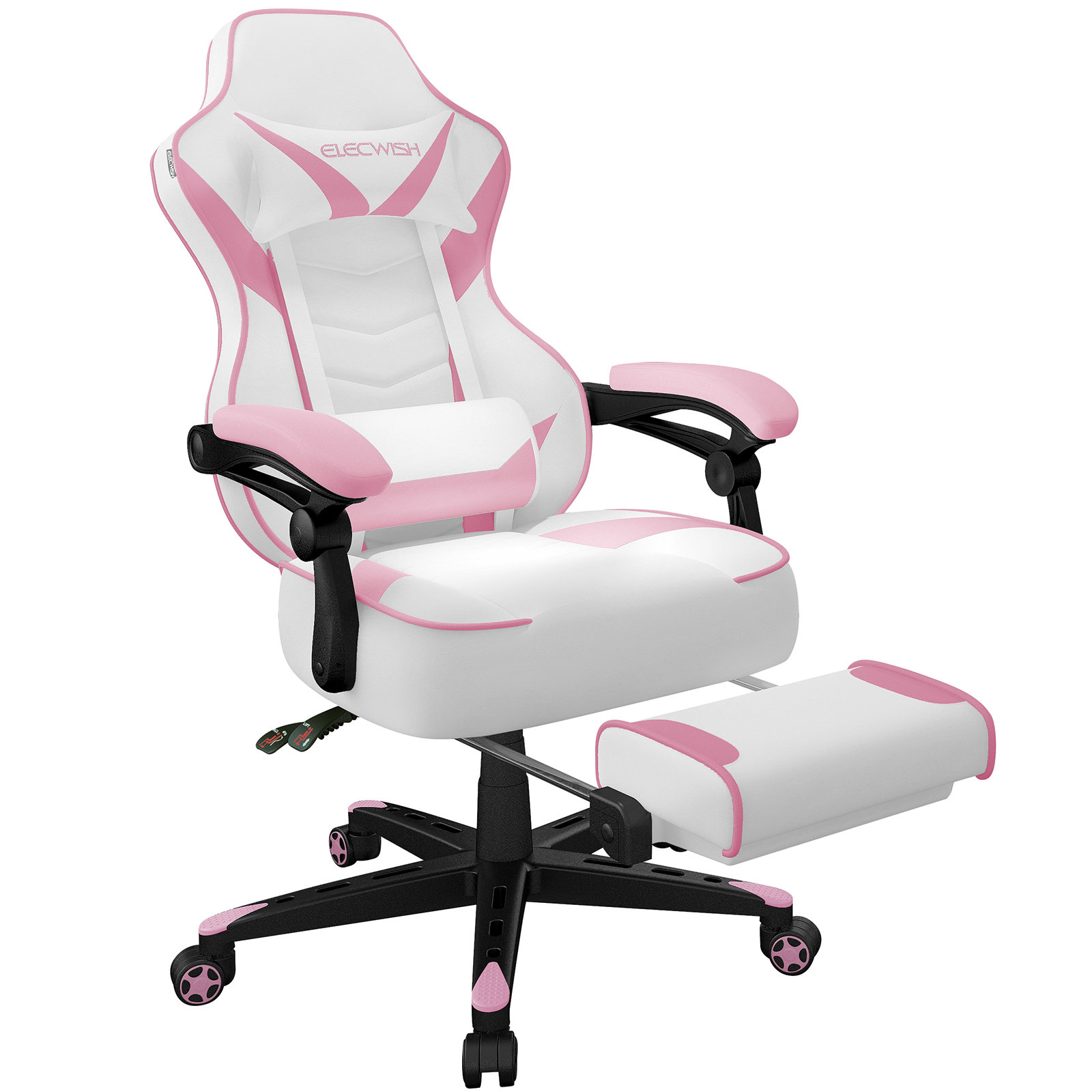 wayfair pink gaming chair