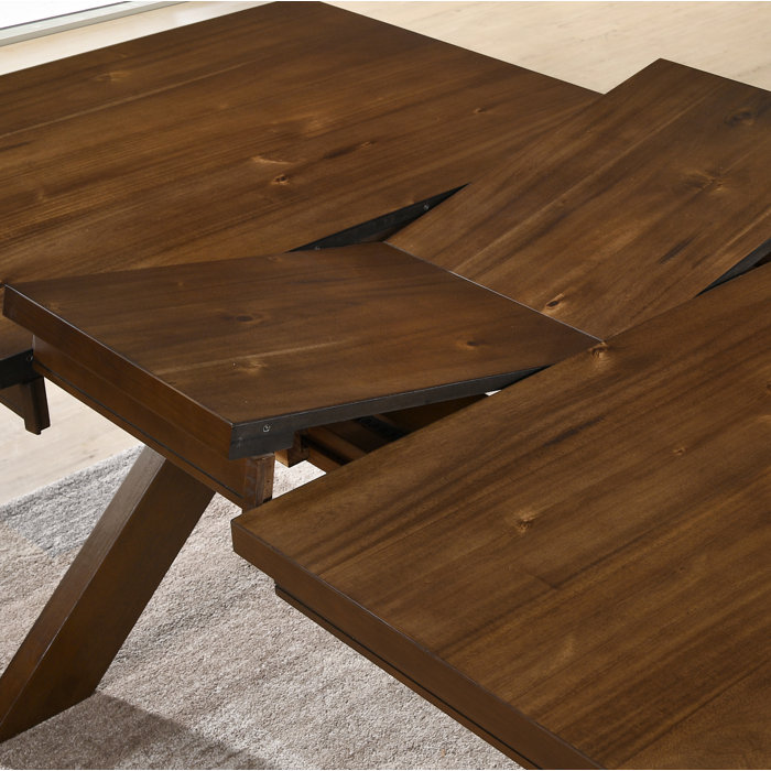 Isabell Acacia Erfly Leaf Extendable Solid Wood Dining Table Isabell Acacia Erfly Leaf Extendable Solid Wood Dining Table