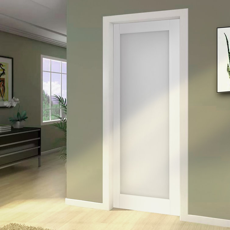 Ark Design Glass And Manufactured Wood White Standard Door Reviews Wayfair