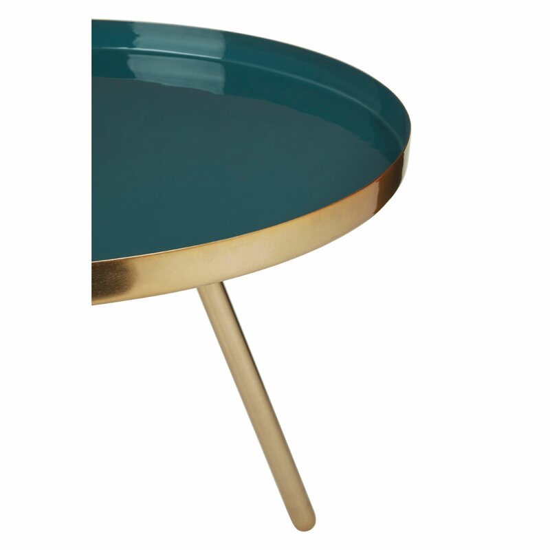 teal tray table