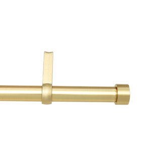 Brushed Gold Curtain Rod Wayfair Ca
