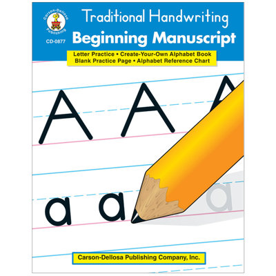 Traditional Handwriting Beginning Book Frank Schaffer PublicationsCarson Dellosa Publications