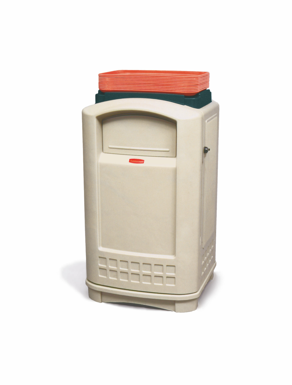 Rubbermaid Commercial Products Plaza® Container 50 Gallon Swing Top