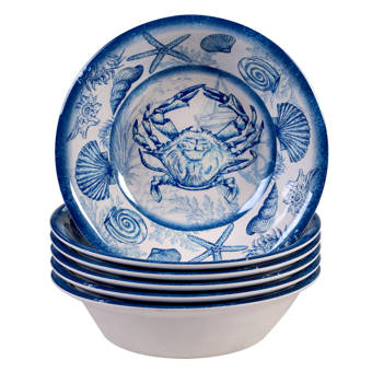 Rosecliff Heights Delaney 22 Oz Fluidity Melamine Salad Bowl Reviews