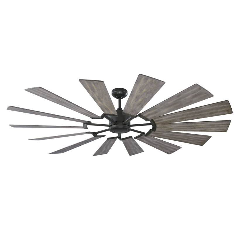 Brayden Studio 72 Oswestry Grand 14 Blade Led Ceiling Fan With Brayden Studio 72 Oswestry Grand 14