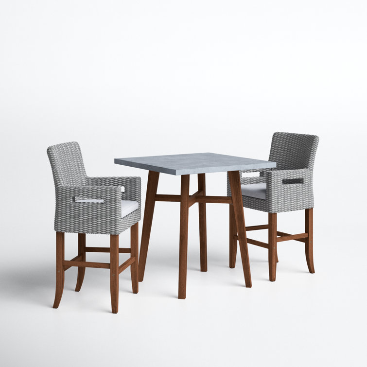 cushioned bistro set