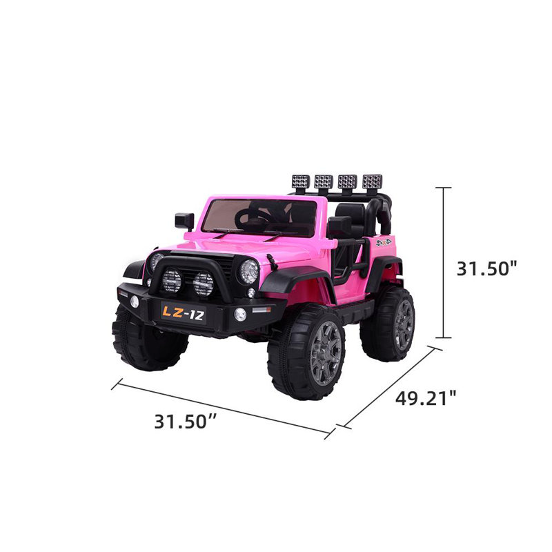 pink battery jeep