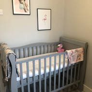 jonathan sleigh cot bed with mattress