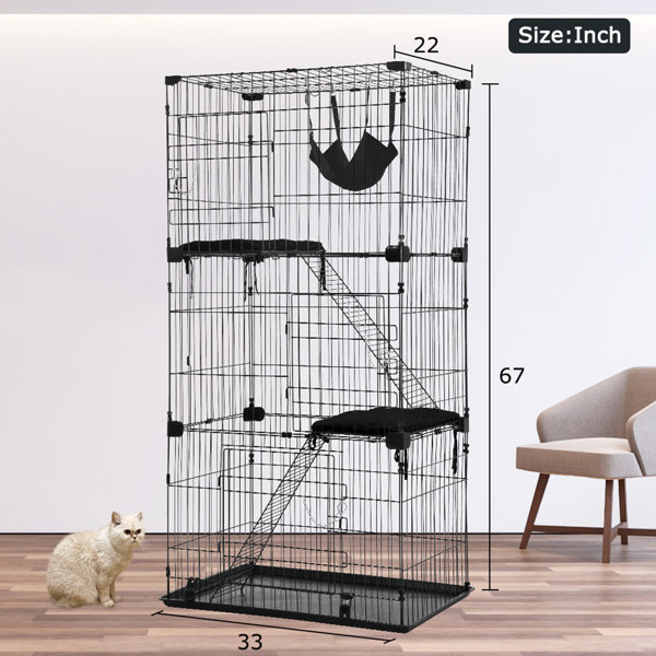 cat cage size
