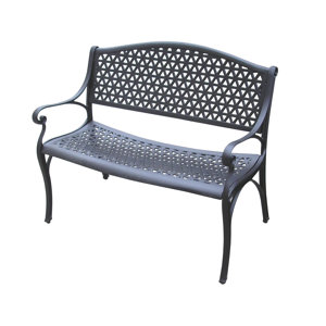 2-Sitzer Gartenbank Florenz aus Metall von Garte..