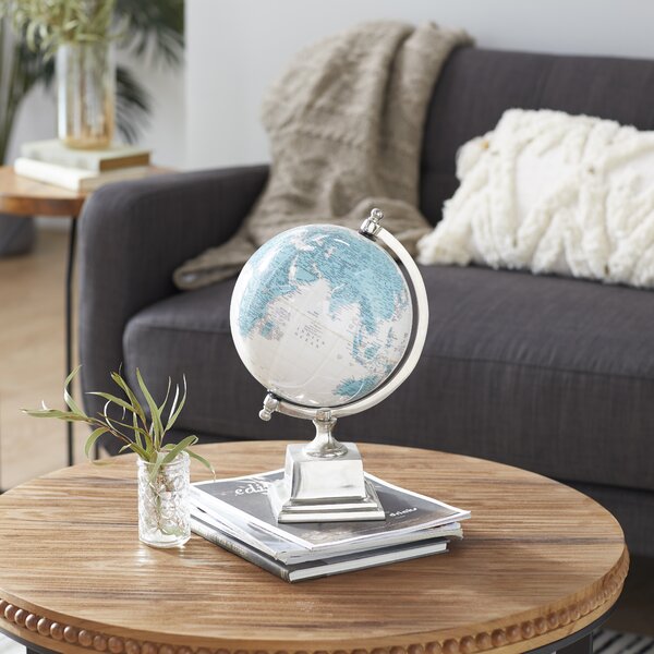 Nautical Authentic World Globe With Table Tripod Stand Globe Decor Map style 