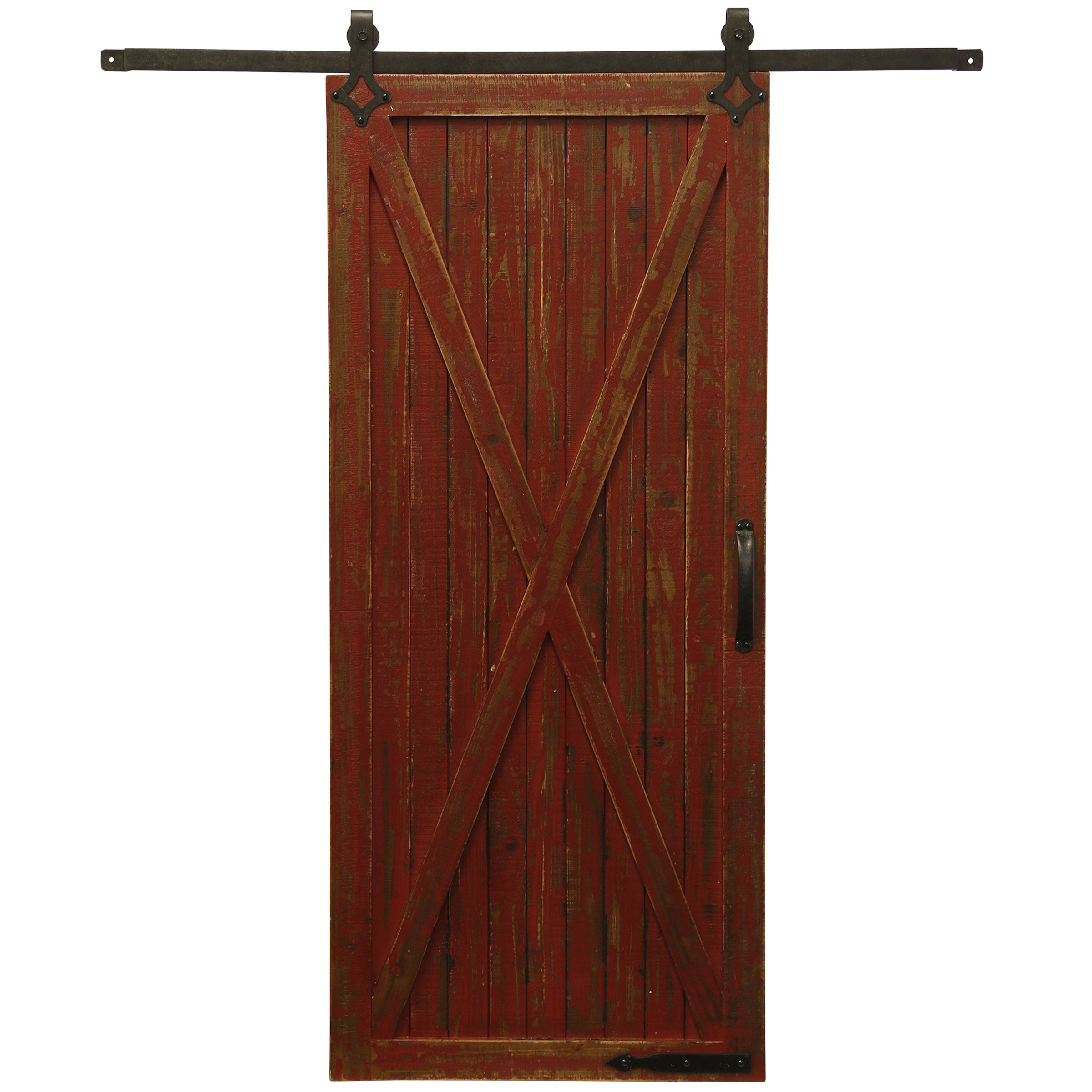 Gracie Oaks Farm House Sliding Barn Door Wall Decor Wayfair