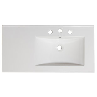 Vanity Top Right Offset Sink Wayfair 36 Single Bathroom Vanity Top