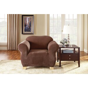 Pique Separate Seat Box Cushion Armchair Slipcover