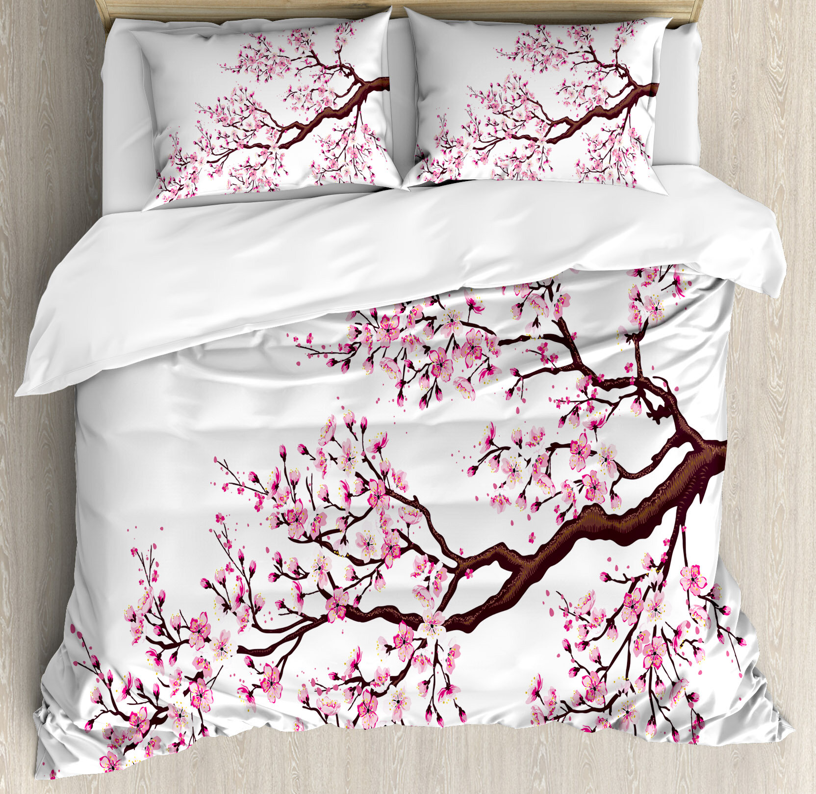 pink and brown duvet cover sets