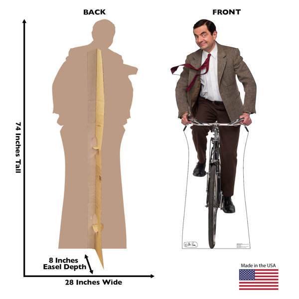 Advanced Graphics Mr Bean Bike Ride Standup Wayfair