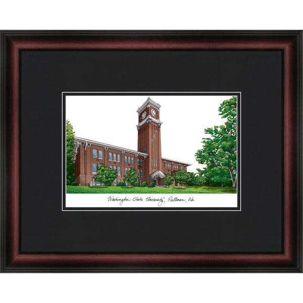 Campus Images Ncaa Washington State Cougars Academic Lithograph Picture Frame Wayfair