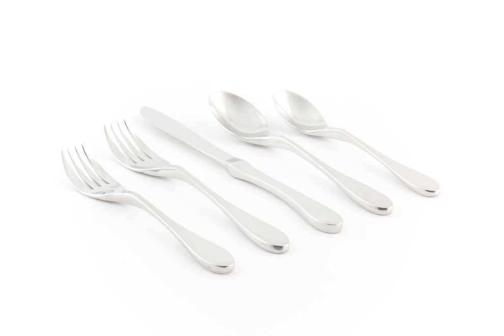 Knork Stainless Steel Flatware Set of 20 & Reviews Wayfair