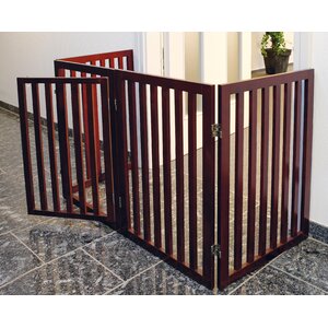 Convertible Wooden Dog Gate