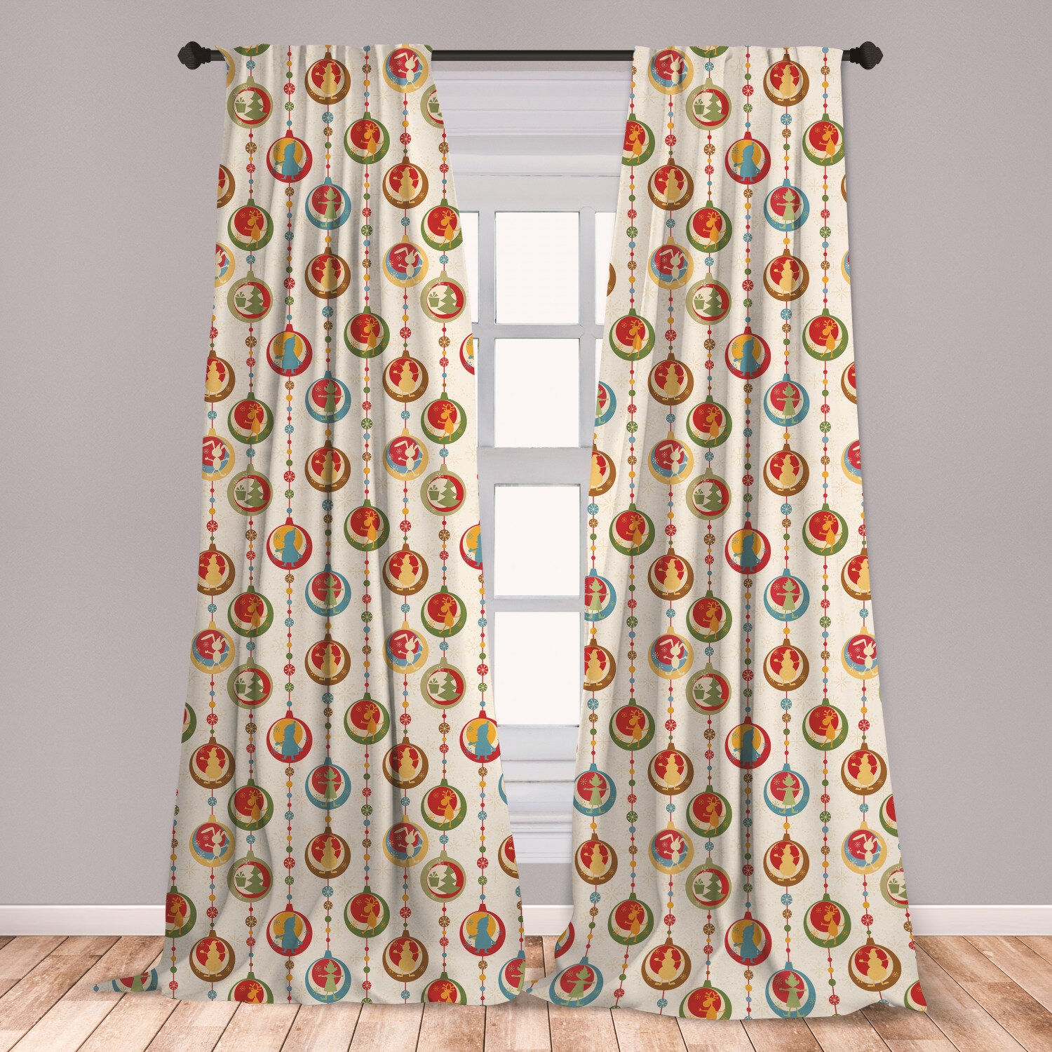 East Urban Home Ambesonne Christmas Curtains