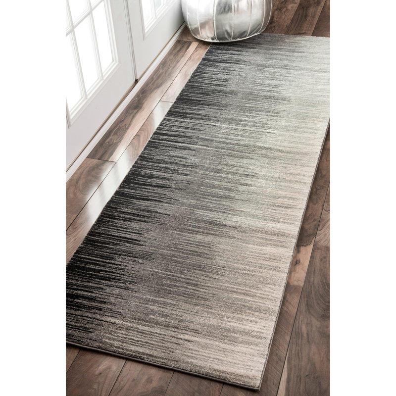 Stagner Abstract Black Area Rug Reviews Allmodern