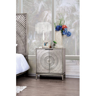 Mishler 2 Door Nightstand by Bungalow Rose