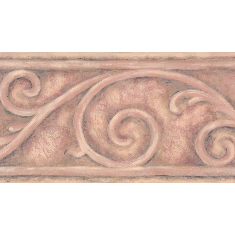 Astoria Grand Kogan Modern Beautiful Vines Damask 15 L X 6 75 W