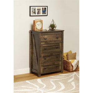Cleveland 4 Drawer Dresser by Gracie O..