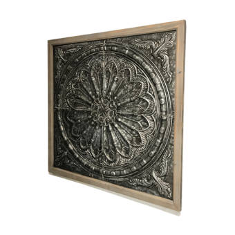 Bungalow Rose Dimensional Metal Medallion Wall Decor Wayfair