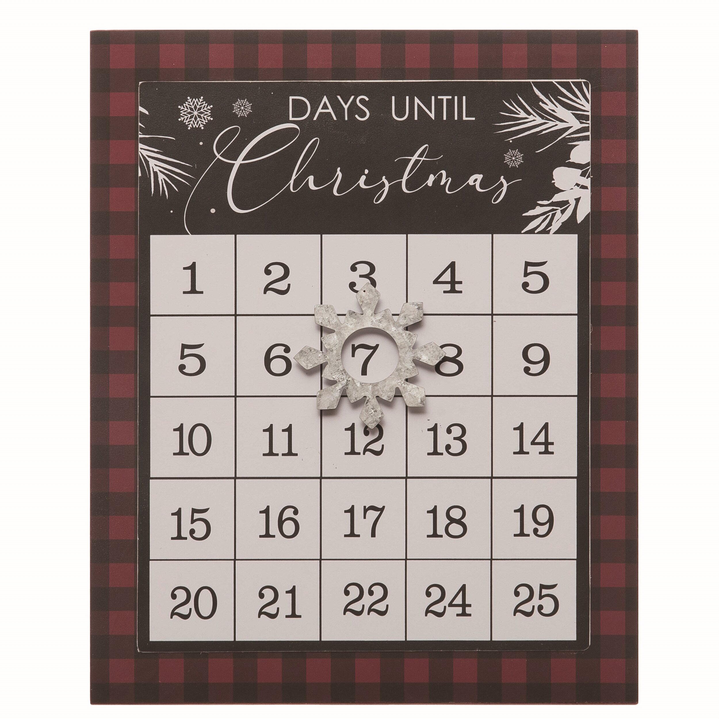 The Holiday Aisle® Wood Countdown Advent Calendar Wayfair