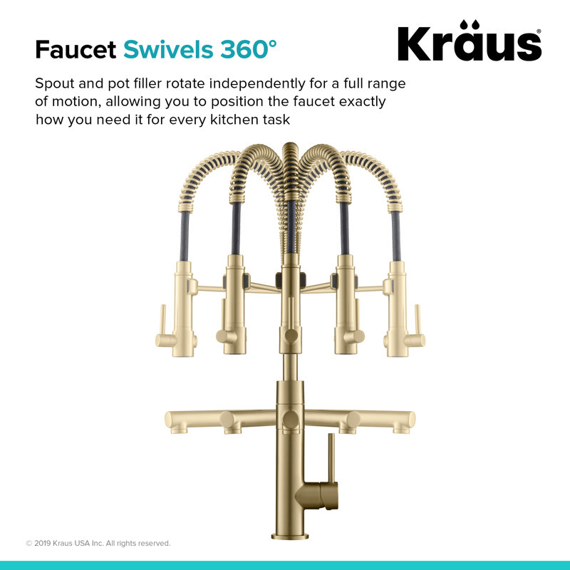 Kraus Artec Pro Pull Down Single Handle Kitchen Faucet Reviews