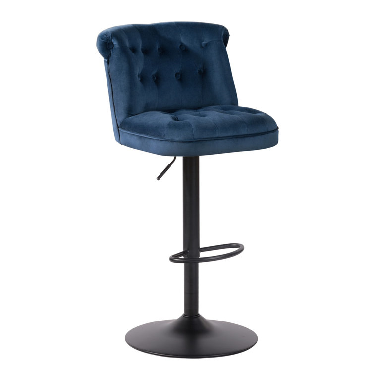 Everly Quinn Fashion Fabric Adjustable Bar Chair Kitchen ...