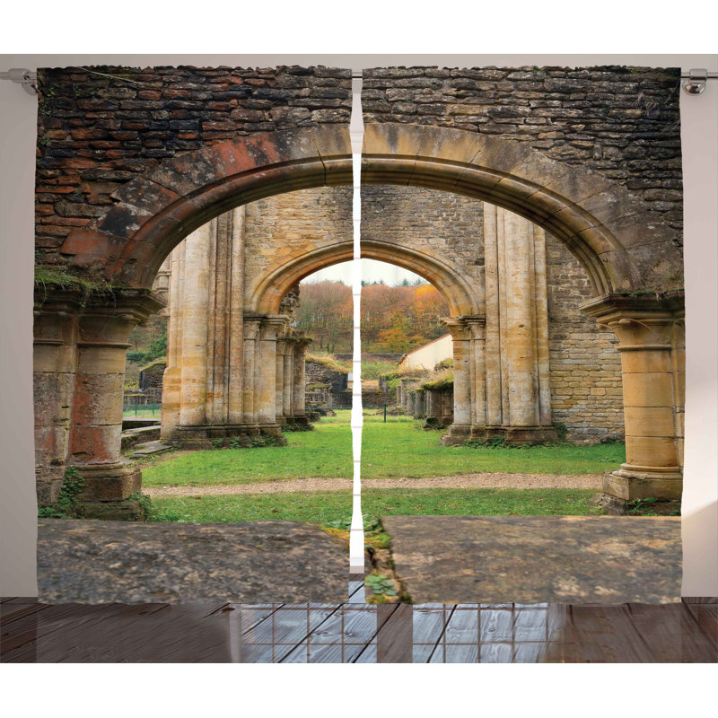 Latitude Run Dungall Antique Autumn View On The Ancient Ruins Of Famous Medieval Century In Belgium Graphic Print Text Semi Sheer Rod Pocket Curtain Panels Wayfair Haven't they heard about omnichannel? dungall antique autumn view on the ancient ruins of famous medieval century in belgium graphic print text semi sheer rod pocket curtain panels