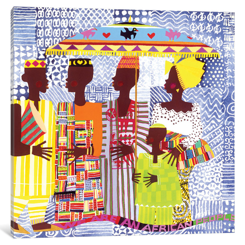 East Urban Home We Are African People Painting Print On Wrapped