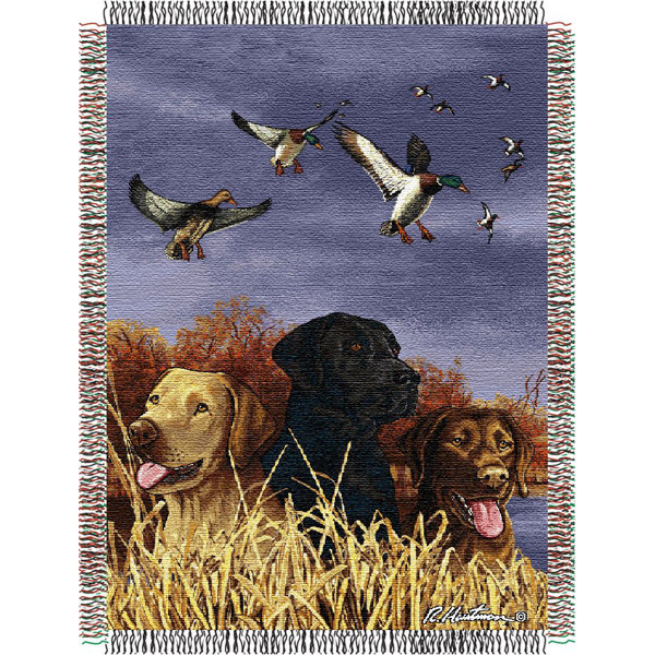Entertainment Tapestry Hautman Brothers Bird Dog Throw Blanket