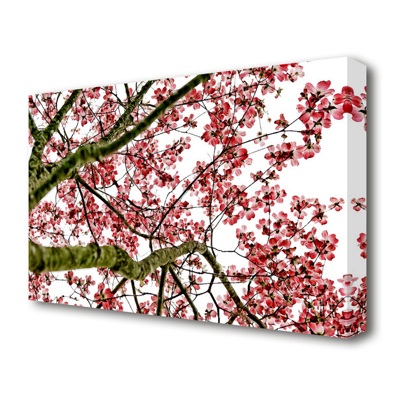 East Urban Home The Cherry Blossom Tree Flowers Canvas Print Wall