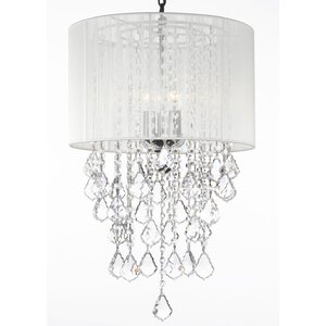 3-Light Drum Chandelier