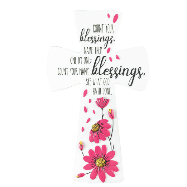 Red Barrel Studio Cross Count Your Blessings Wall Décor Wayfair