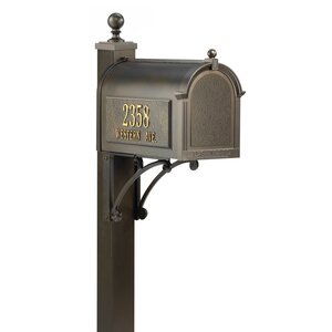 Post Mounted Mailbox