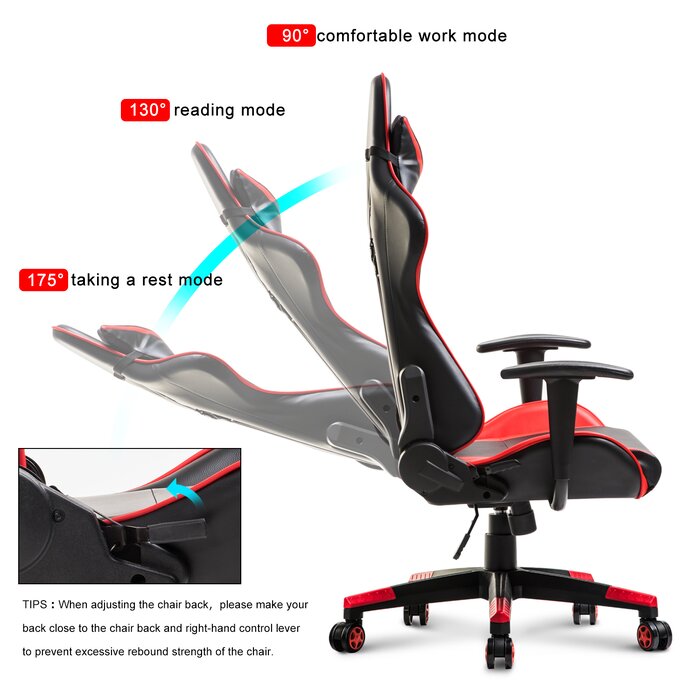 Phoebecat Ergonomic Gaming Chair Wayfair