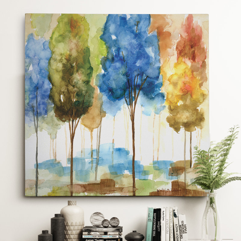 Red Barrel Studio Magical Forest Il Oil Painting Print On