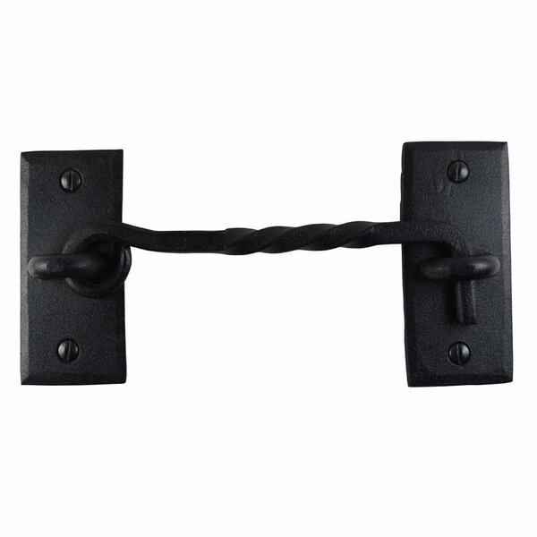 Vtg Style Cast Iron Gate Lock Door Barn Slide Latch Hardware Bolt Large 8.5"x2" 
