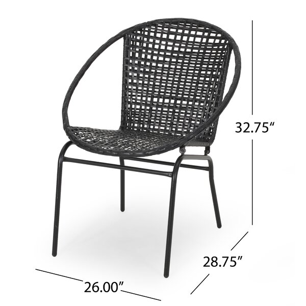 Wrought Studio Desdemona Outdoor Modern Patio Chair Wayfair