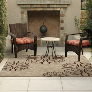Adrian Whisper Beige Indoor/Outdoor Area Rug