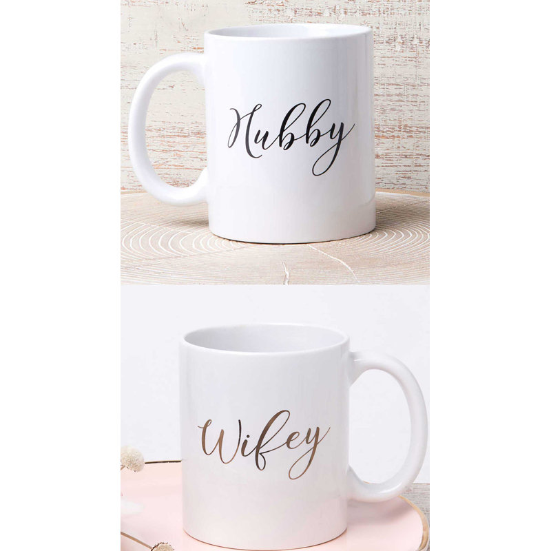 hubby wifey mugs