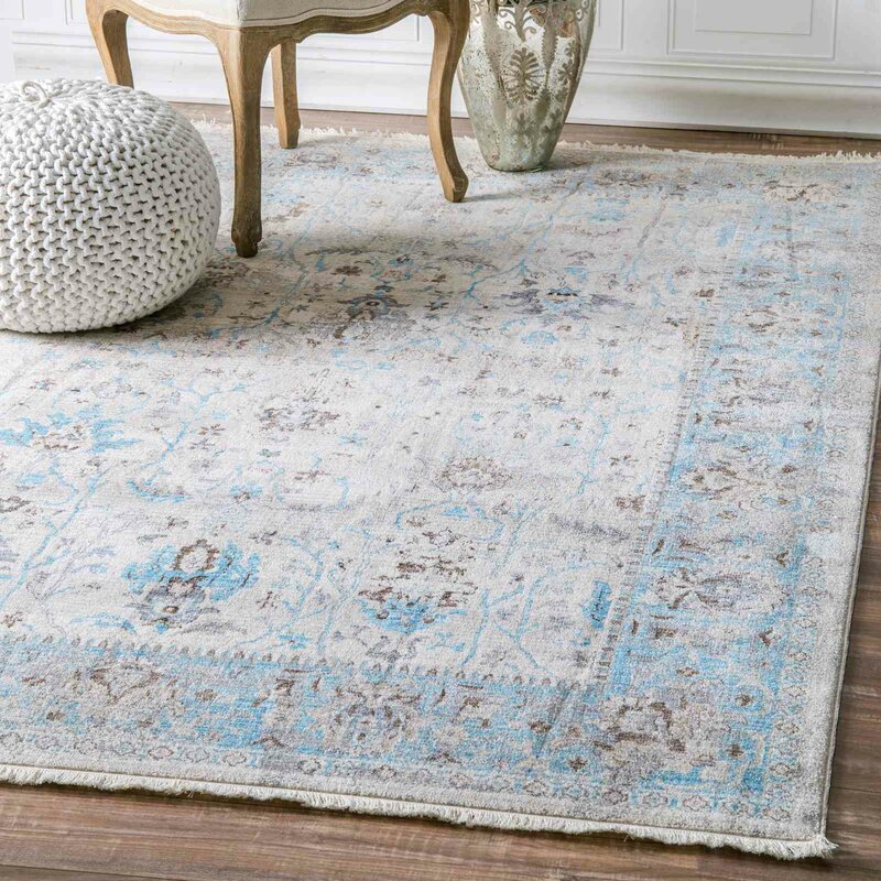 Michael Light Blue Cream Off White Area Rug Birch Lane