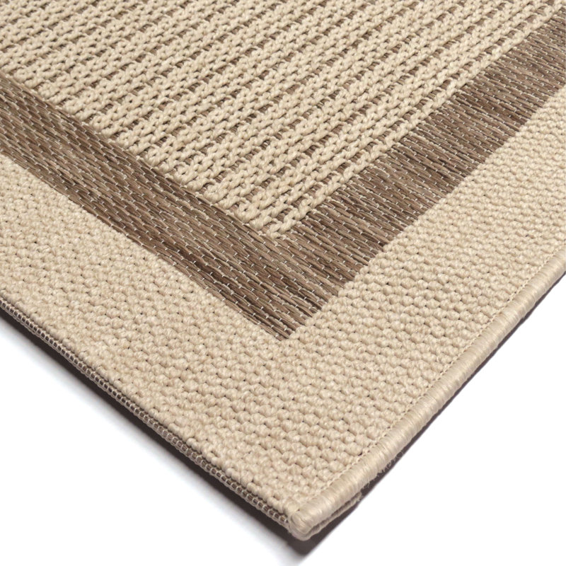 Acton Tan/Ivory Striped Indoor/Outdoor Area Rug & Reviews | Birch Lane Acton Tan/Ivory Striped Indoor/Outdoor Area Rug & Reviews | Birch Lane