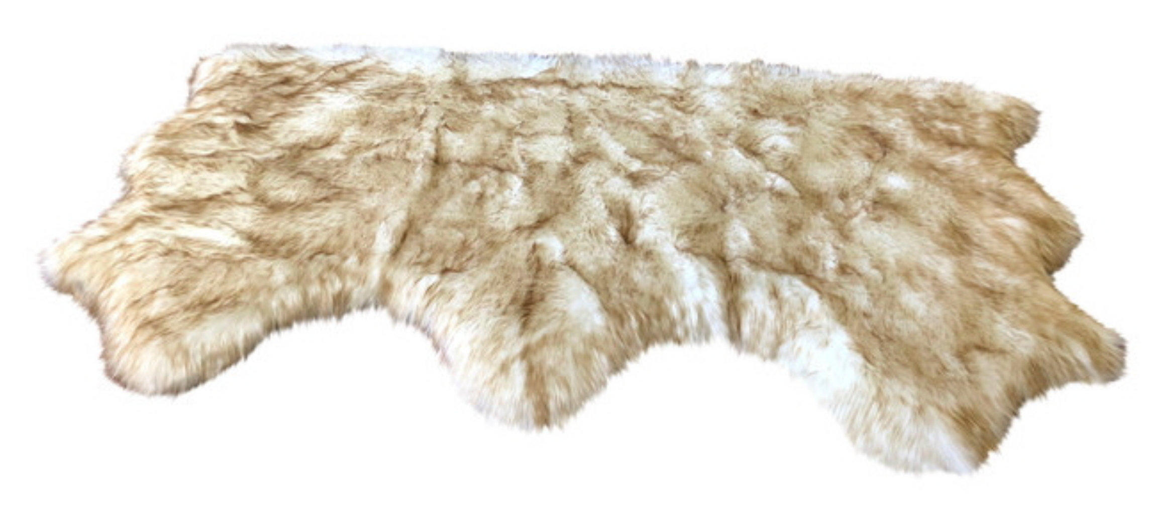 Union Rustic Wick St Lawrence Handmade Sheepskin Area Rug in Beige ...